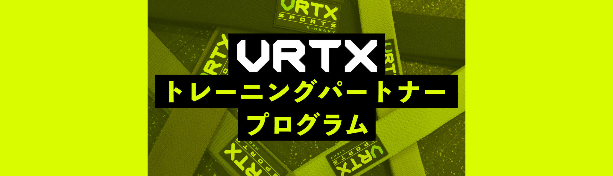 VRTXトレーニングパートナープログラム始動!