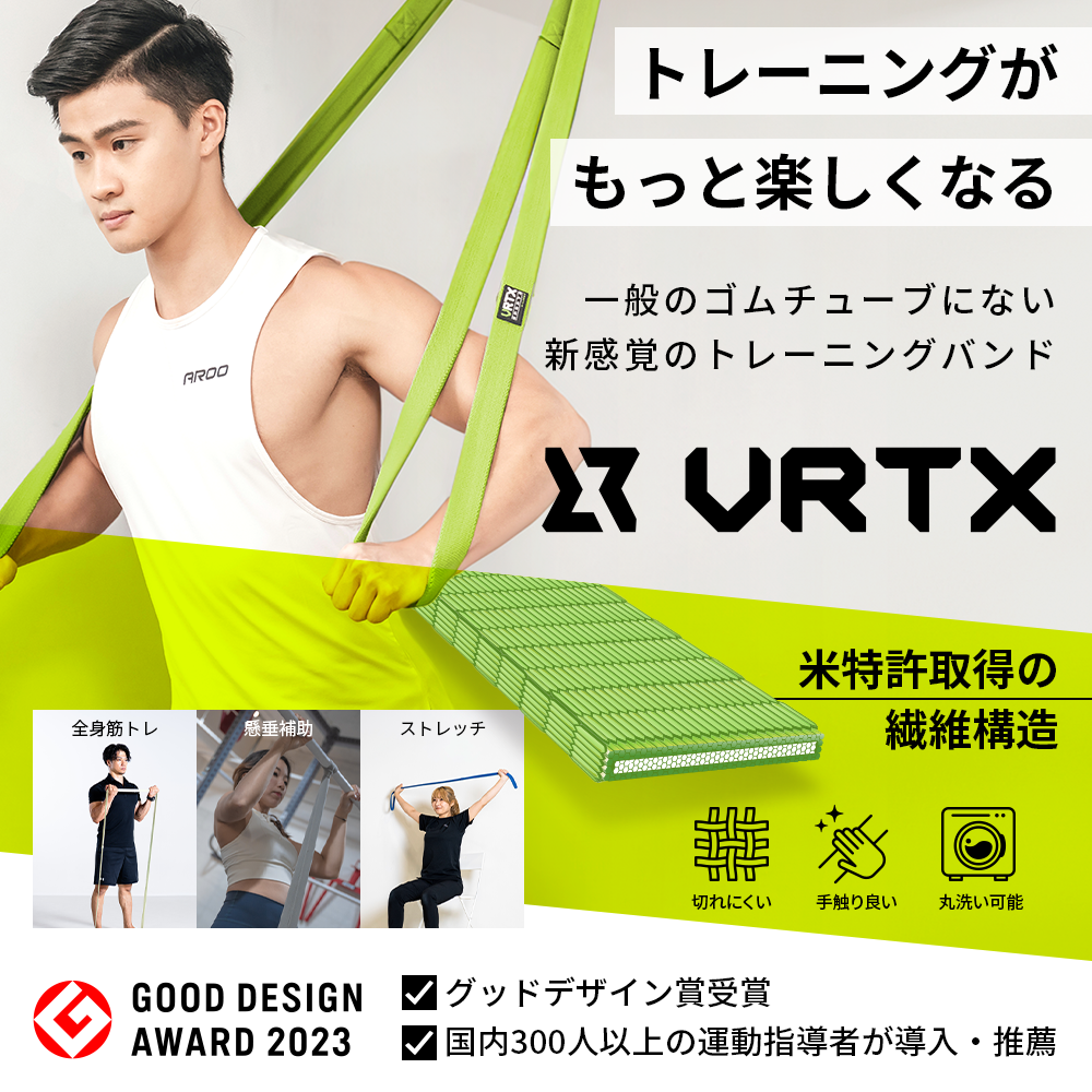 本気の手放しワーク VRTXフィットネスバンド中上級者5本セット(1〜5番) – VRTX BAND